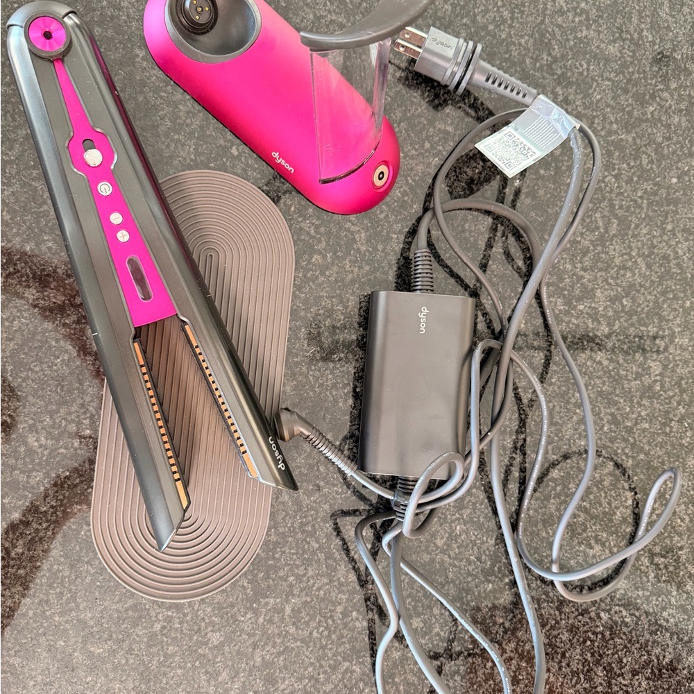 Dyson Corrale Fuchsia and Gray Hair Styler Straightener